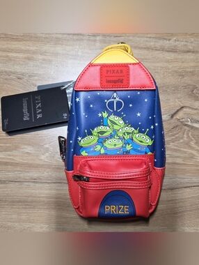 NWT Loungefly Disney Pixar Toy Story Alien Claw Machine Pencil Case